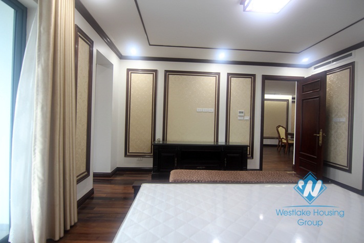 03 bedrooms apartment in the high floor for rent in Tay Ho district.
